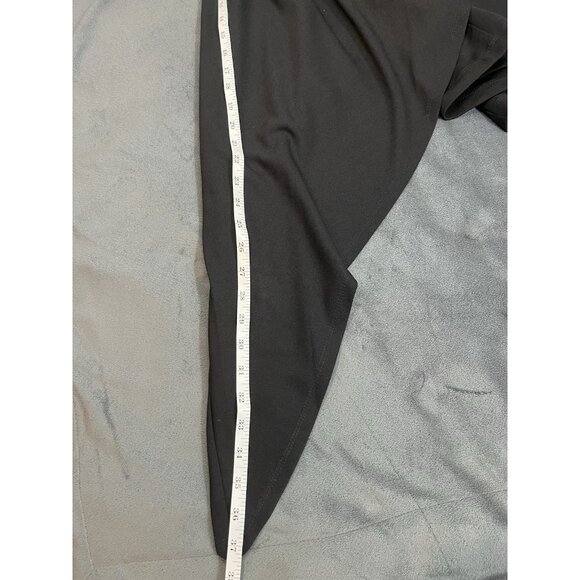 Ashley Stewart Asymmetric Peplum Black Dress - Picture 10 of 16